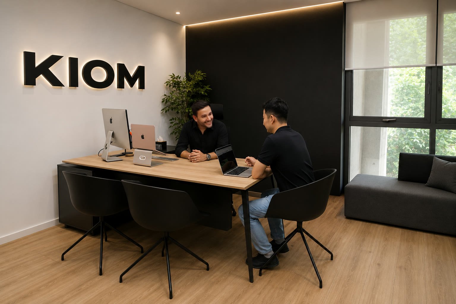 Equipe no escritório KIOM em Shenzhen